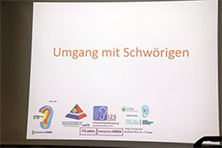 sein Vortrag zum Umgang mit Schwerh&ouml;rigen