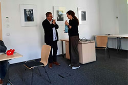 Herr R&uuml;diger bedankt sich bei Frau Klass f&uuml;r den Vortrag